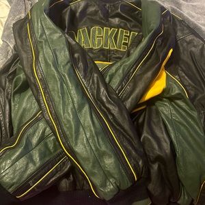 Greenbay Packers leather jacket
